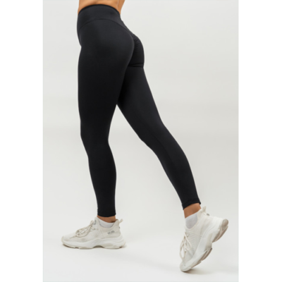HIGH WAISTED SCRUNCH BUTT LEGGINGS ELEVATED BLACK 1
