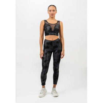 MEDIUM-SUPPORT MESH SPORTS BRA IMPACT BLACK 3