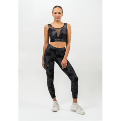 MEDIUM-SUPPORT MESH SPORTS BRA IMPACT BLACK 4