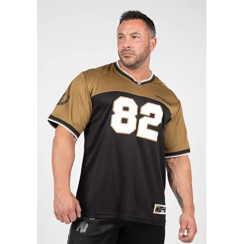 Trenton Football Jersey - Black Gold 1 Trenton Football Jersey - Black Gold 1