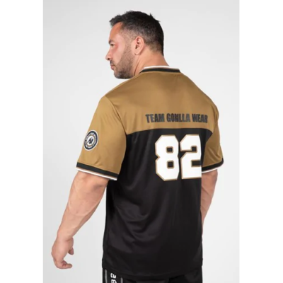 Trenton Football Jersey - Black Gold 2 Trenton Football Jersey - Black Gold 2