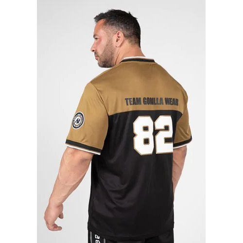 Trenton Football Jersey - Black Gold 2 Trenton Football Jersey - Black Gold 2