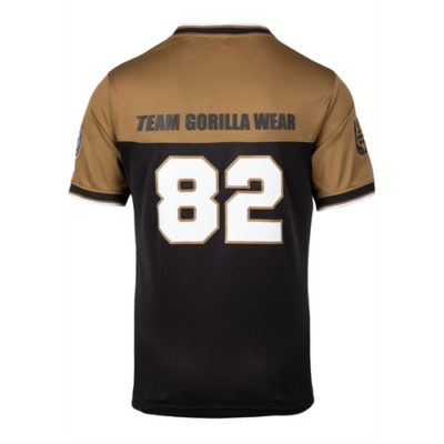 Trenton Football Jersey - Black Gold 7 Trenton Football Jersey - Black Gold 7