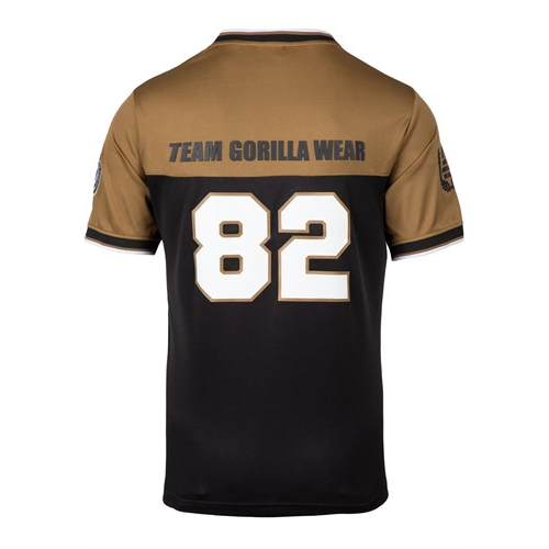 Trenton Football Jersey - Black Gold 7 Trenton Football Jersey - Black Gold 7