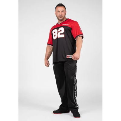 Trenton Football Jersey - Black Red 2 Trenton Football Jersey - Black Red 2