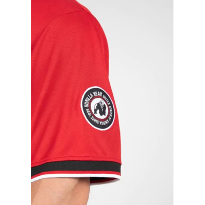 Trenton Football Jersey - Black Red 4 Trenton Football Jersey - Black Red 4