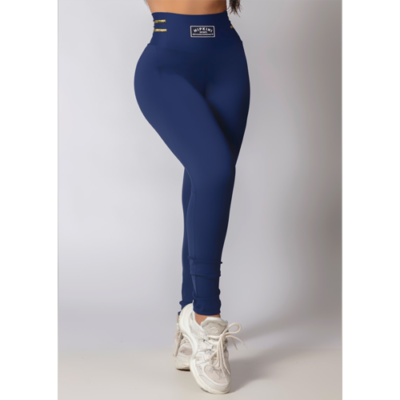 Fresh Blue Leggings with Cutouts 1