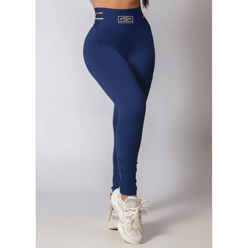 Fresh Blue Leggings with Cutouts 1