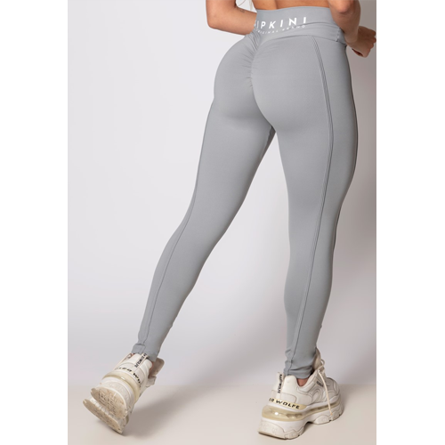 Gray Heaven Leggings with Silk on the waistband 1