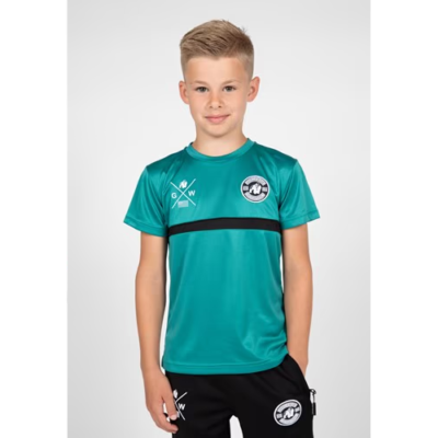 Vernon Kids T-Shirt - Teal Green 1