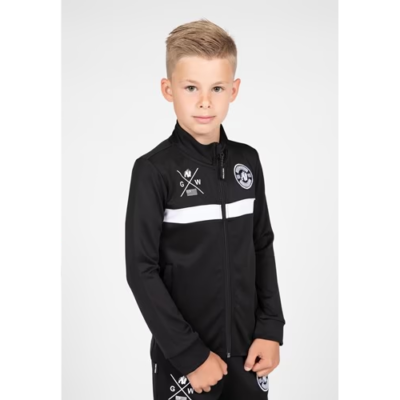 Vernon Kids Track Jacket - Black 1
