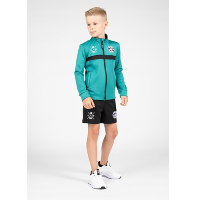 Vernon Kids Track Jacket - Teal Green 3