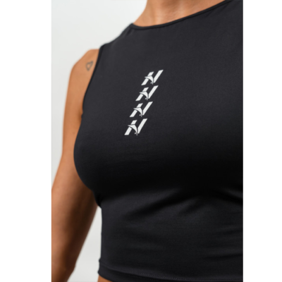 CROPPED TANK TOP CONFIDENCE BLACK 5