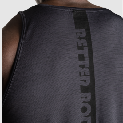 Essex Stripe Tank Graphite Melange 5
