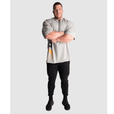 GASP IRON TEE GRAY 6