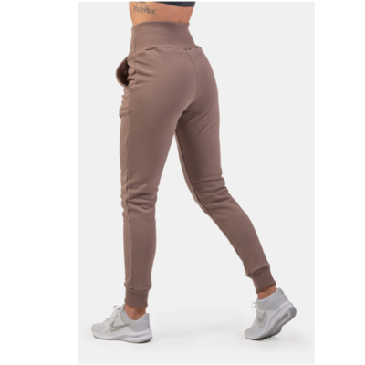 HIGH-WAIST LOOSE FIT SWEATPANTS FEELING GOOD BROWN 1