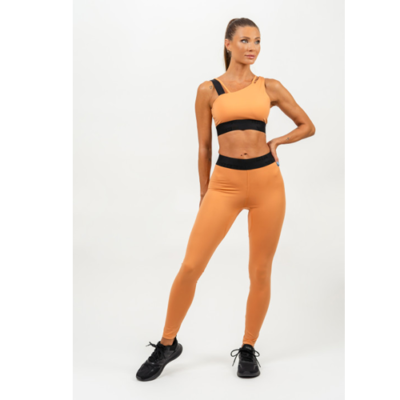 LIGHT-SUPPORT ASSYMETRICAL SPORTS BRA ELITE ORANGE 5