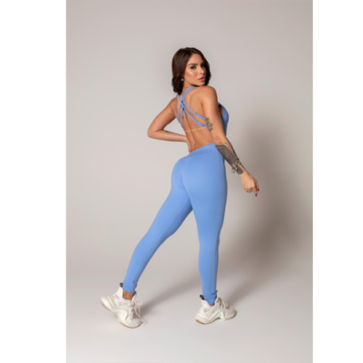 Baby Blue Ambition Jumpsuit with Silk 5