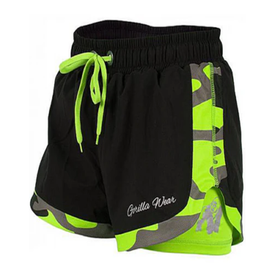DENVER SHORT BLACK NEON LIME 1