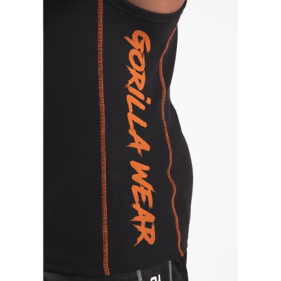 MONTEREY TANK TOP BLACK ORANGE 5