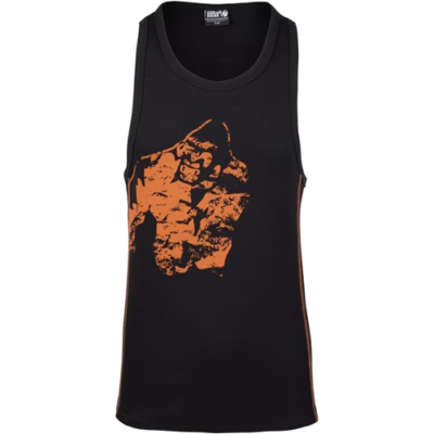MONTEREY TANK TOP BLACK ORANGE 6