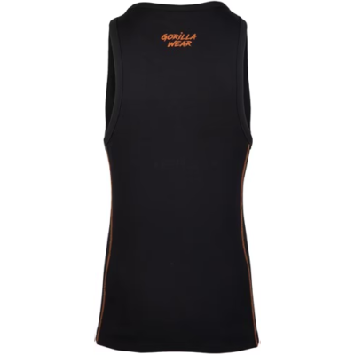 MONTEREY TANK TOP BLACK ORANGE 7