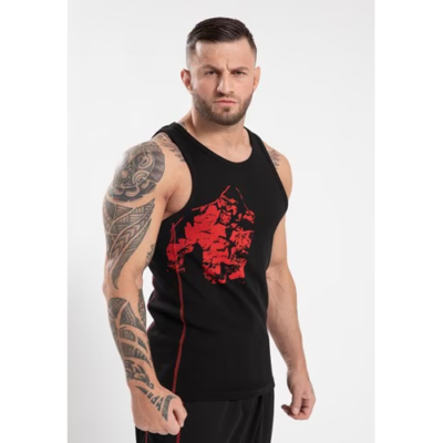 MONTEREY TANK TOP BLACK RED 1