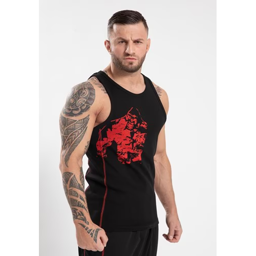 MONTEREY TANK TOP BLACK RED 1