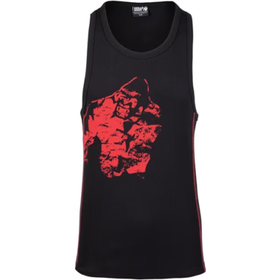 MONTEREY TANK TOP BLACK RED 6