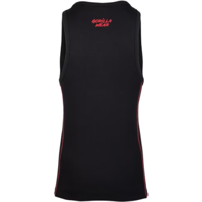 MONTEREY TANK TOP BLACK RED 7