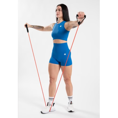 OLIVIA SEAMLESS CROP TOP BLUE 3