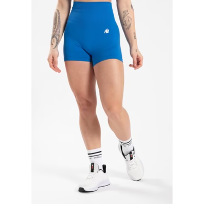 OLIVIA SEAMLESS SHORTS BLUE 1