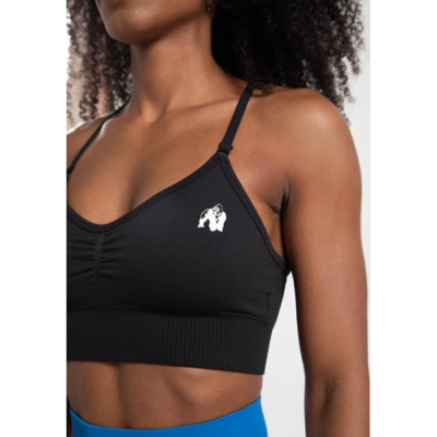 OLIVIA SEAMLESS SPORTS BRA BLACK 3
