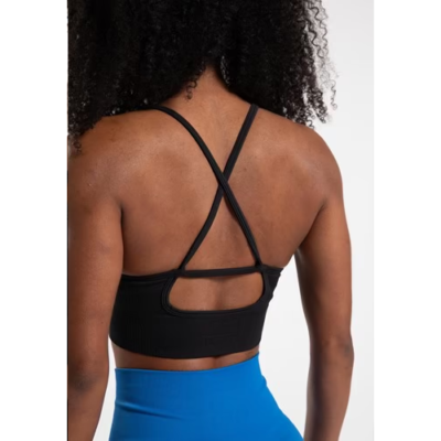 OLIVIA SEAMLESS SPORTS BRA BLACK 4