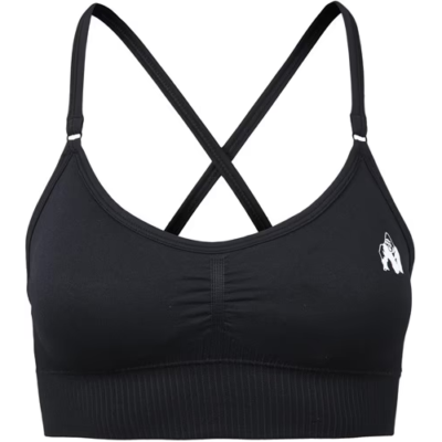 OLIVIA SEAMLESS SPORTS BRA BLACK 5