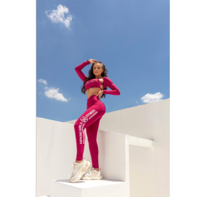 Raspberry Strong Legging with Silk 2