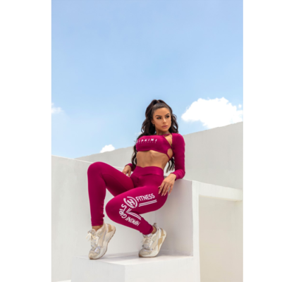 Raspberry Strong Legging with Silk 3