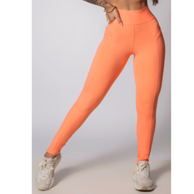 Strong Orange Leggings 1