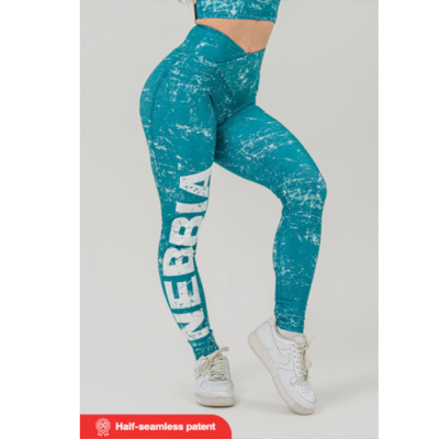 WORKOUT LEGGINGS ROUGH GIRL GREEN 1