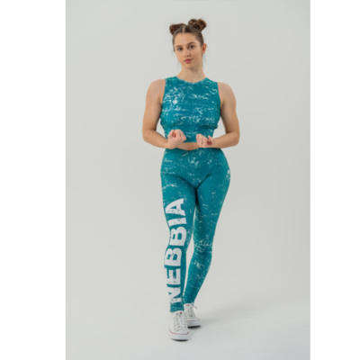 WORKOUT LEGGINGS ROUGH GIRL GREEN 3
