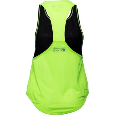 Florida Stringer Tank Top - Black-Neon Lime 2