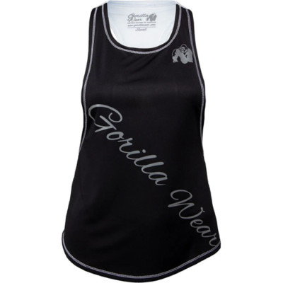 Florida Stringer Tank Top - Black-White 2
