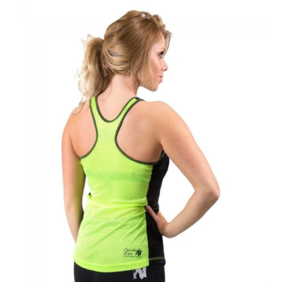 Marianna Tank Top - Black-Neon Lime 5