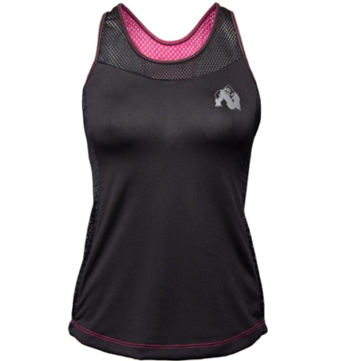 Marianna Tank Top - Black-Pink 1