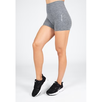 Quincy Seamless Shorts - Gray Melange 1