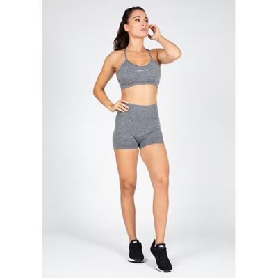 Quincy Seamless Shorts - Gray Melange 3