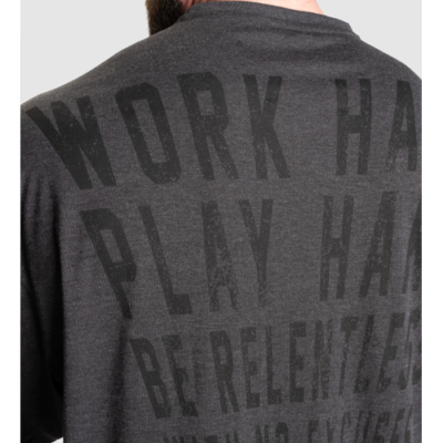 Archer Iron Tee Dark Grey Mel 4