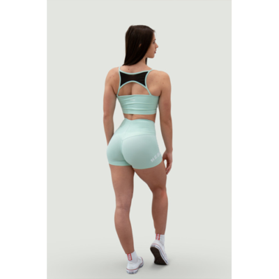 HIGH WAISTED SHORTS 5″ GYM HERO L.GREEN 3