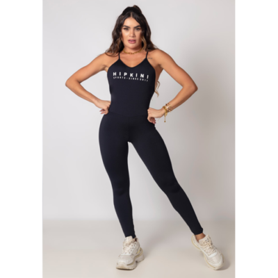 Jumpsuit Pov Gym Summer Black with Silk 2
