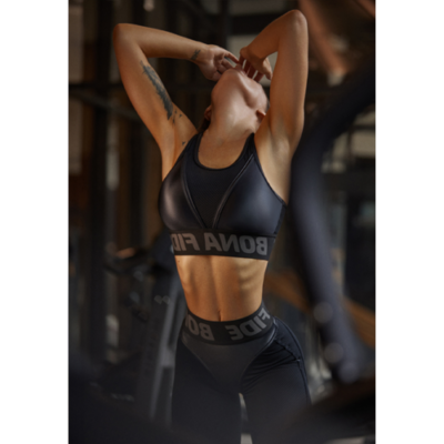 Sports Bra Top For Top Black Skin 6
